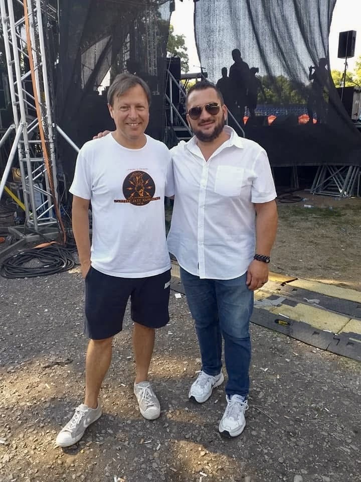 Stefano Bedetti con Chris Potter